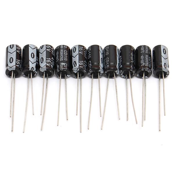 600pcs 12 Value 1uF~470uF Electrolytic Capacitor Assortment Kit 50pcs Each Value