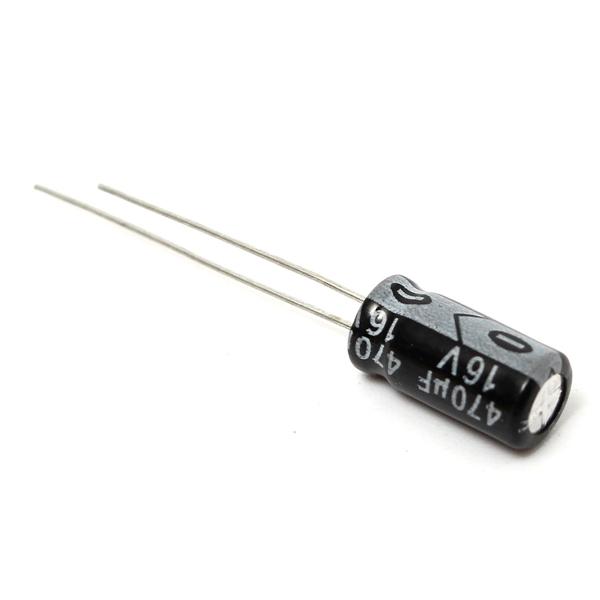 600pcs 12 Value 1uF~470uF Electrolytic Capacitor Assortment Kit 50pcs Each Value